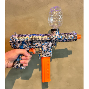 Gel Blaster TEC9 Bl/Silver Graffiti
