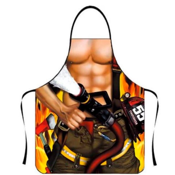 Forkl�de - Mand og brandslange