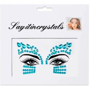 Rhinsten � selvkl�bende ansigtssten (Face Gems) - bl�