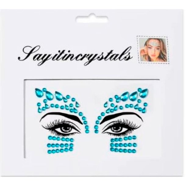 Rhinsten � selvkl�bende ansigtssten (Face Gems) - bl�