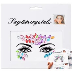 Rhinsten � selvkl�bende ansigtssten (Face Gems) - flere farver