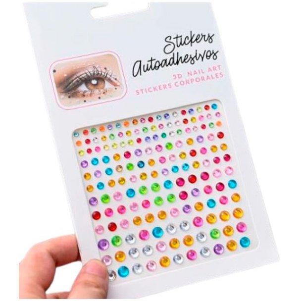 Rhinsten � selvkl�bende ansigtssten (Face Gems) � flere farver / st�rrelser