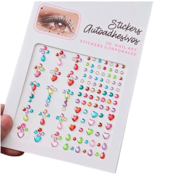 Rhinsten � selvkl�bende ansigtssten (Face Gems) - flere farver