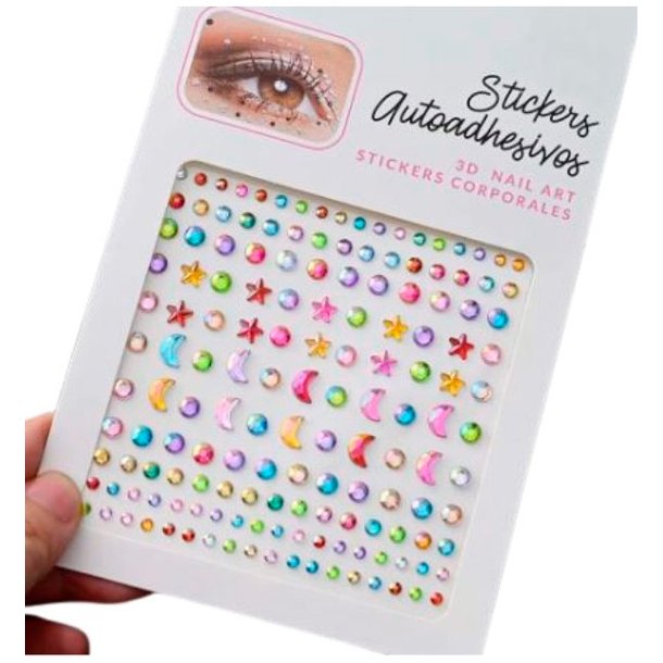 Rhinsten � selvkl�bende ansigtssten (Face Gems) - flere farver