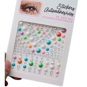 Rhinsten � selvkl�bende ansigtssten (Face Gems) - Flere farver