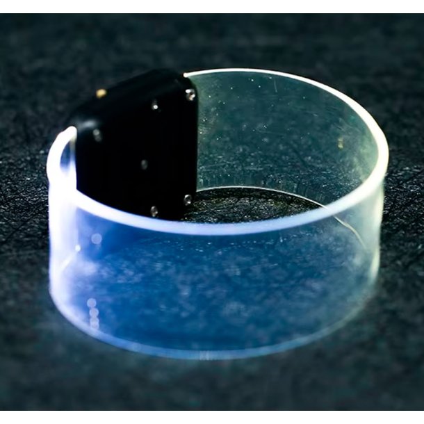 Armb�nd med LED lys - hvid