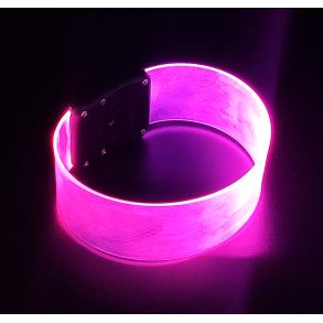 Armb�nd med LED lys - pink
