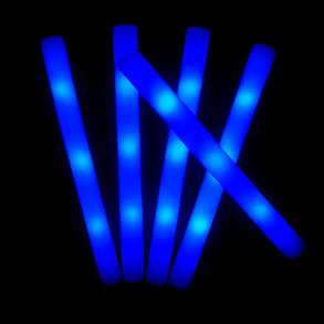 LED lysende skumstav � 48 cm (Bl�)