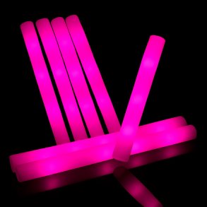 LED lysende skumstav � 48 cm (Pink)