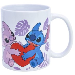 Stitch og Angel keramik krus
