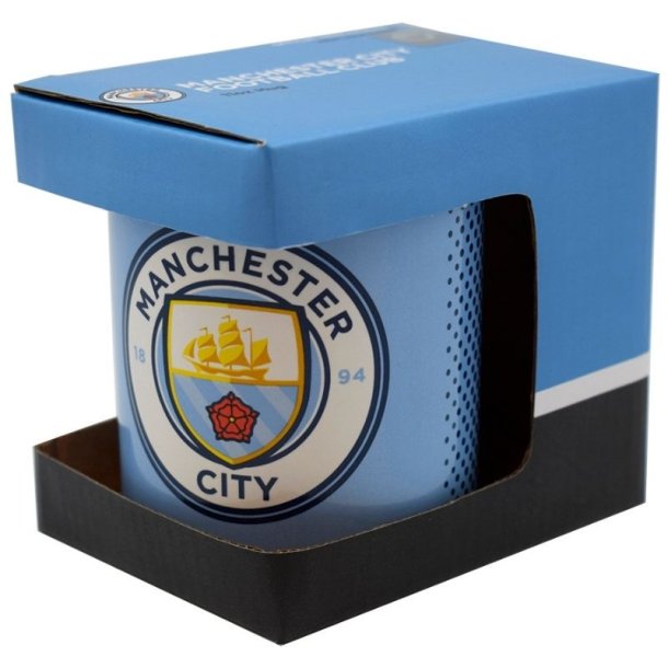 Manchester City krus i keramik med logo