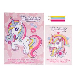 Unicorns Colouring Set � Maleb�ger med farver