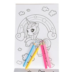 Unicorns Colouring Set � Maleb�ger med farver