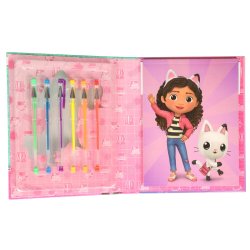 Gabby�s Dollhouse aktivitetsbog med gelpenne