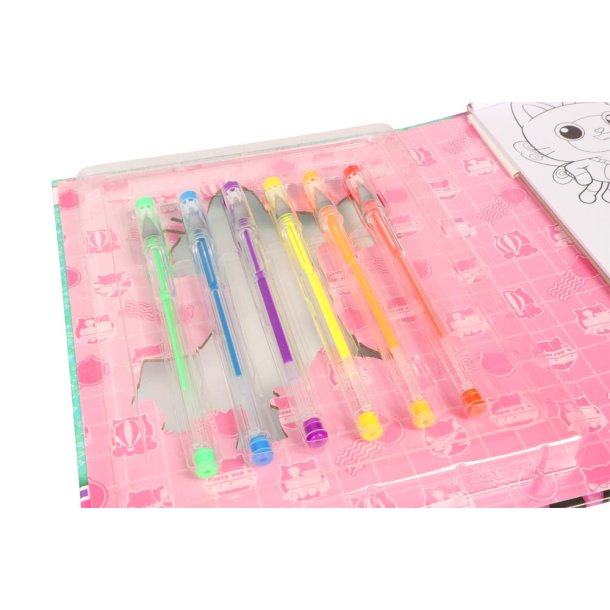 Gabby�s Dollhouse aktivitetsbog med gelpenne