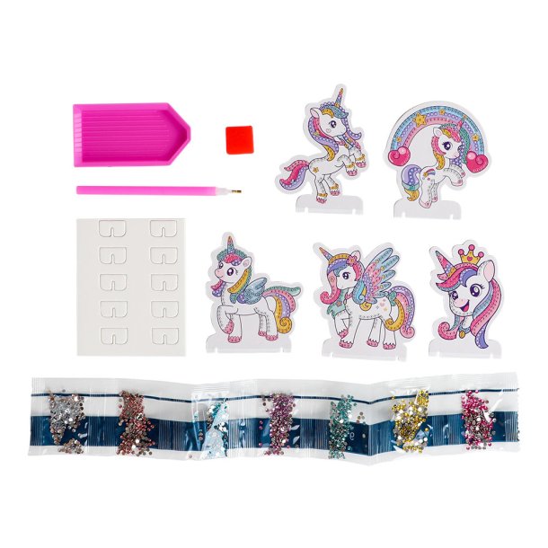 Unicorn diamond painting � kreativt s�t