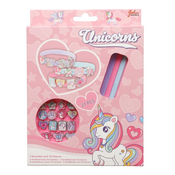 Enhj�rning armb�nd og vedh�ng