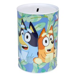 Spareb�sse i metal med Bluey