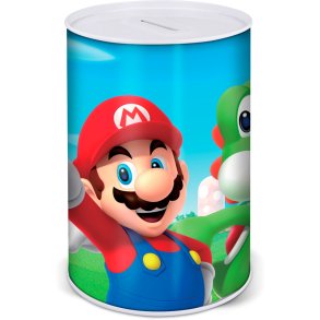 Spareb�sse i metal med Super Mario