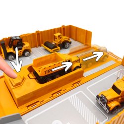 Bygges�t lastbil 6-i-1 med tilbeh�r fra WOOPIE 