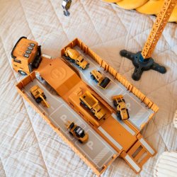 Bygges�t lastbil 6-i-1 med tilbeh�r fra WOOPIE 