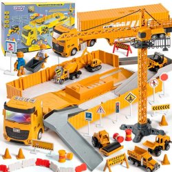 Bygges�t lastbil 6-i-1 med tilbeh�r fra WOOPIE 