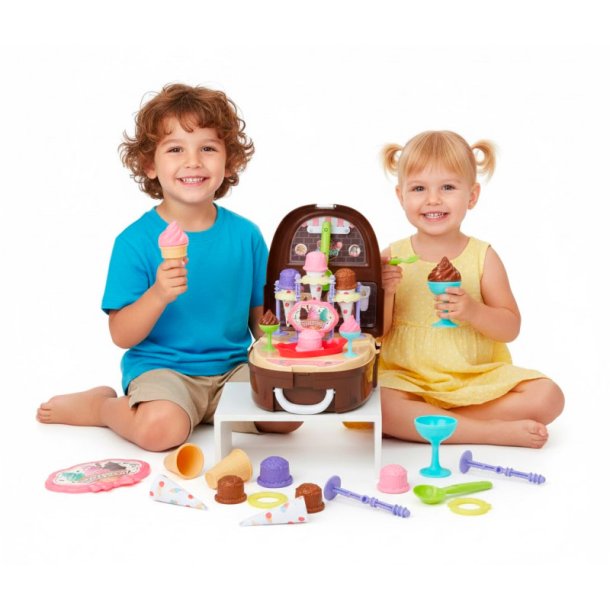 Woopie Lille ismager med isbutik i rygs�k