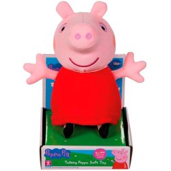 Greta Gris talande Docka med r�d kl�nning