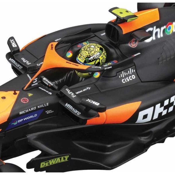 Burago F1 McLaren MCL38 2024 med Hjlm Norris 1:24
