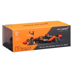 Burago F1 McLaren MCL38 2024 med Hjlm Norris 1:24