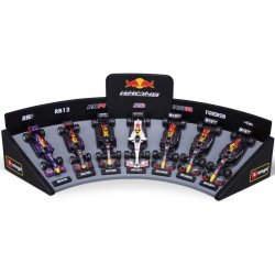 Burago F1 Red Bull Racing deluxe presentset 1:43 med display