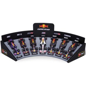 Burago F1 Red Bull Racing deluxe gavest 1:43 med display