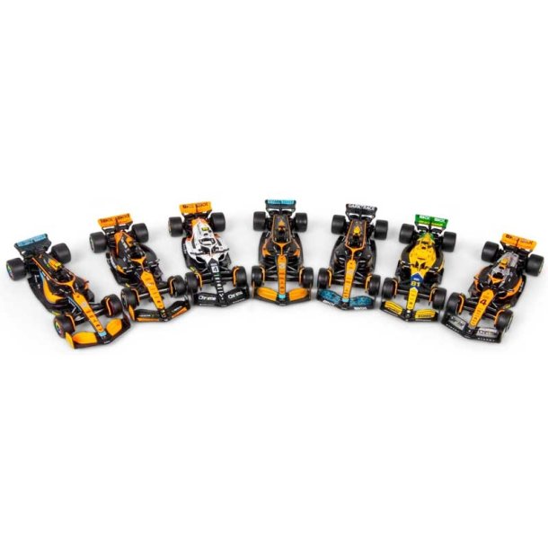 Burago F1 McLaren deluxe presentset 1:43 med display