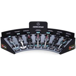 Burago F1 Mercedes AMG deluxe presentset 1:43 med display