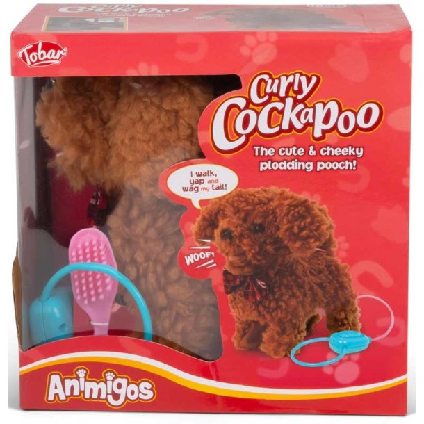 Animigos g�ende cockapoo hund