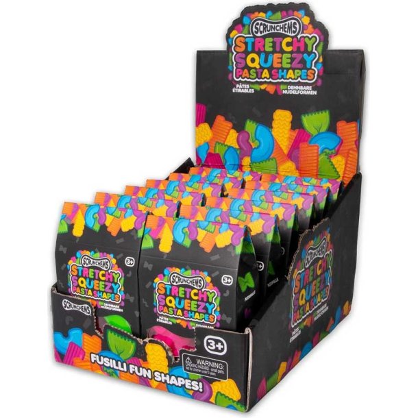 Scrunchems stretchy squeezy pasta shapes � 6 stk.