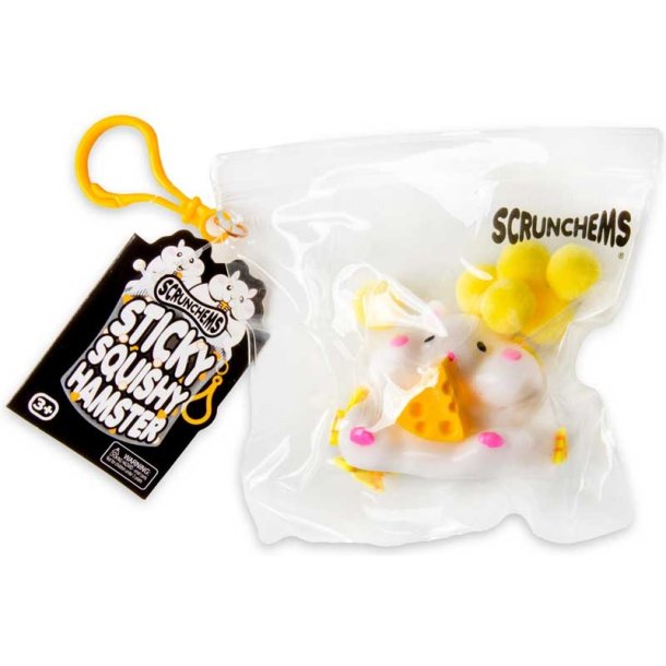 Scrunchems sticky squishy hamster