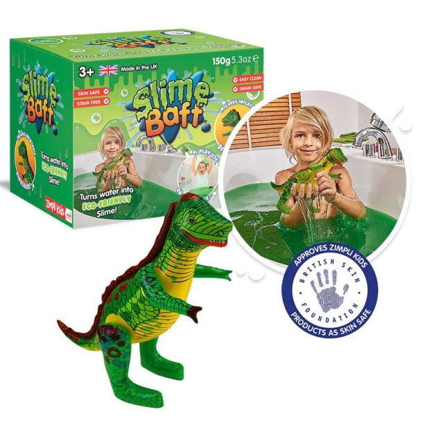 Zimpli Kids glitter slim med oppustelig dinosaur