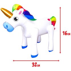 Zimpli Kids glitter slim med oppustelig enhj�rning