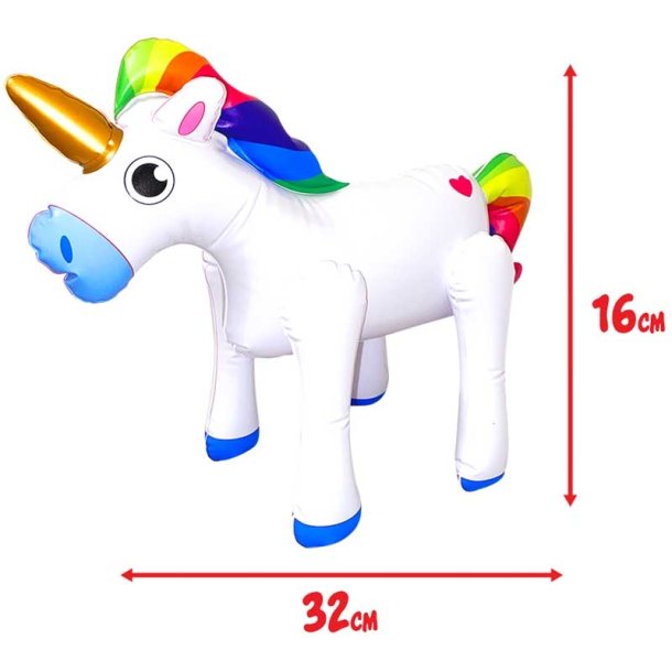 Zimpli Kids glitter slim med oppustelig enhj�rning