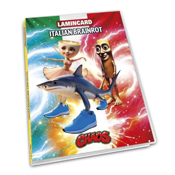 Samlekort mappe Italian Brainrot + booster pakke wave 3