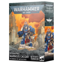 Ultramarines Chapter Master Marneus Calgar i Antilochus' rustning