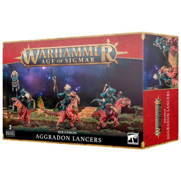 Seaphon - Seraphon - Aggradon Lancers figurpakke