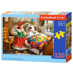Castorland puslespil - R�dh�tte & ulven - 120 brikker