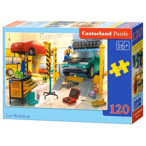 Castorland puslespil - v�rkstedet - 120 brikker