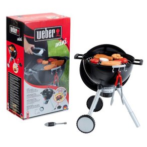 Weber grill med ljus