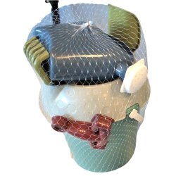 Spandst med 5 dele - 100% genanvendt materialer