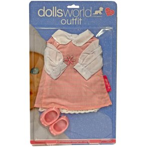 Dukkekjole ternet med sko