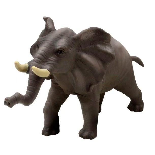 Elefant i mjukt gummi