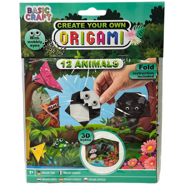  Origami - 12 flotte dyr